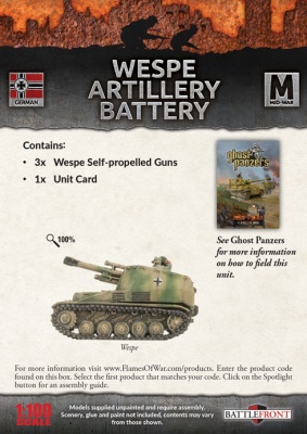 Wespe Artillery Battery